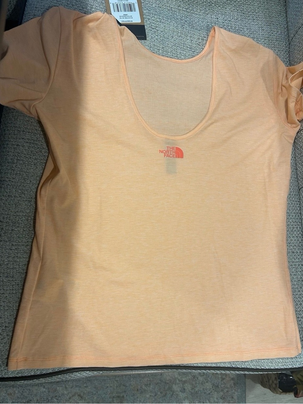 The North Face Women’s Scoop Neck Short Sleeve Tee - Light Peach